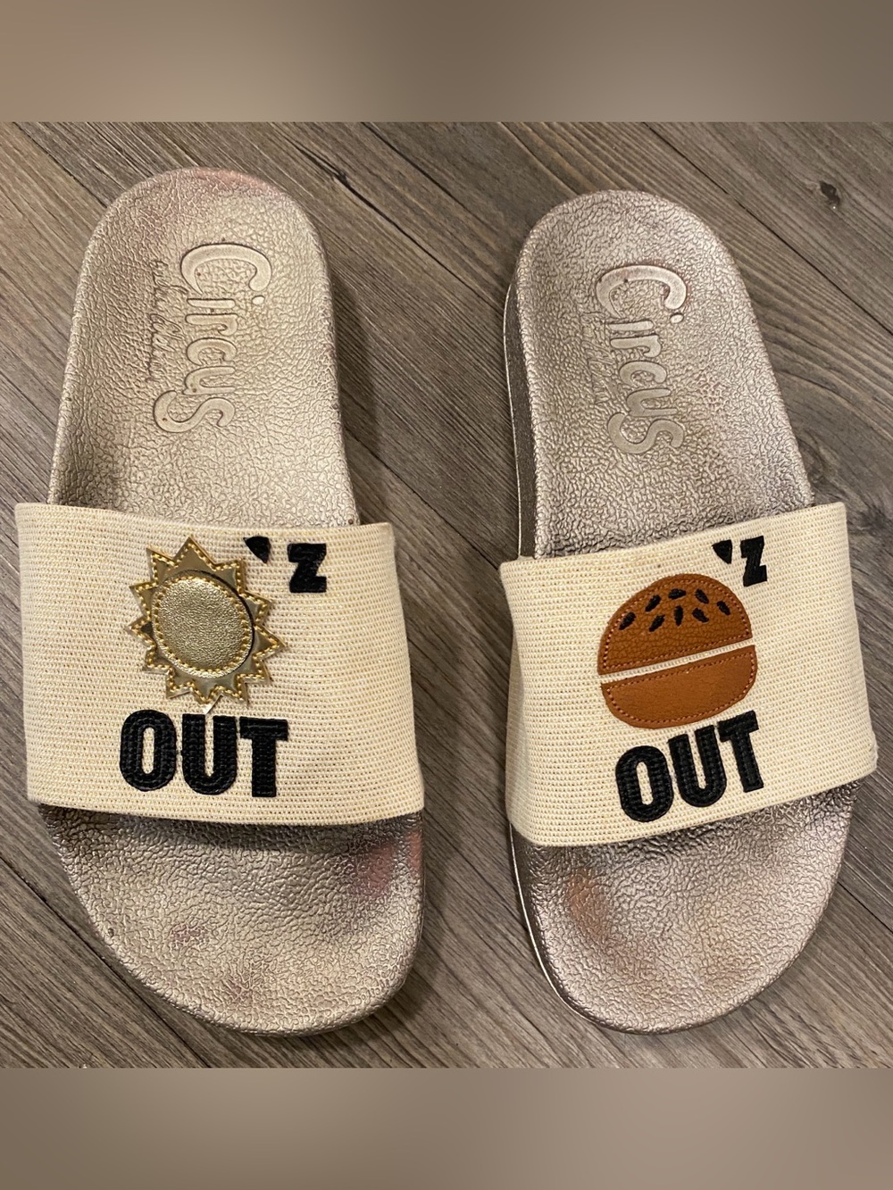 Circus by Sam Edelman Flynn Slide Sandals Suns Out Buns Out